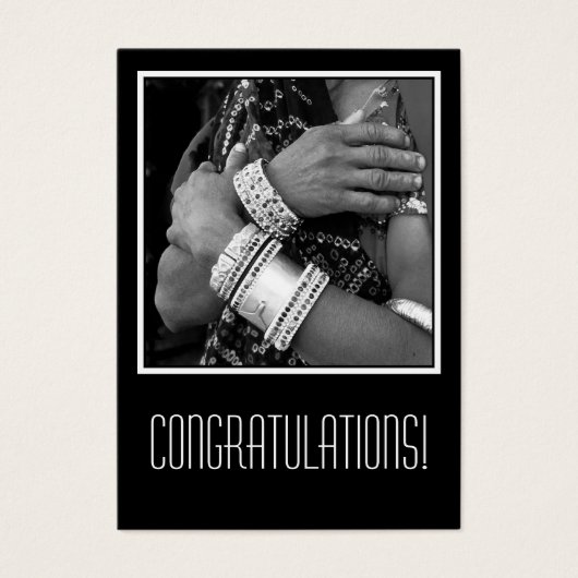 Werkende Handen Gift Label Visitekaartjes (Voorkant)