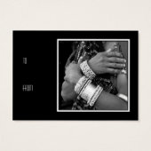 Werkende Handen Gift Label Visitekaartjes (Achterkant)