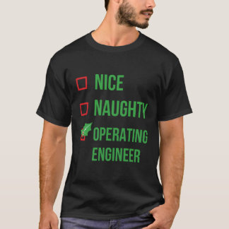 Werkende Ingenieur Grappige Pyjama Kerstmisgift T-shirt