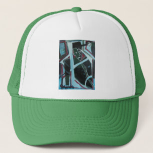 Werkende man trucker pet