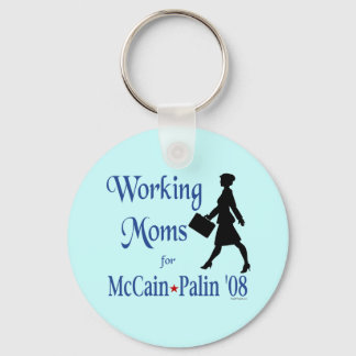 Werkende Moms voor McCain Palin-Sleutelhanger Sleutelhanger