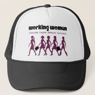 werkende vrouwen trucker pet