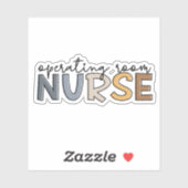 Werkende Zuster- of Zendwaardigheidsbekleding Sticker (Vel)