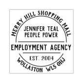 Werkgelegenheidsagentschap Rubberstempel Rubberstempel (Afrduk)