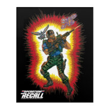 Werking: Recall Retelo art acrylic (16 x 20 inch)