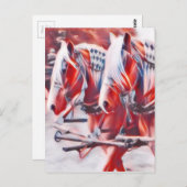 Werkkerpaarden Briefkaart (Voorkant / Achterkant)