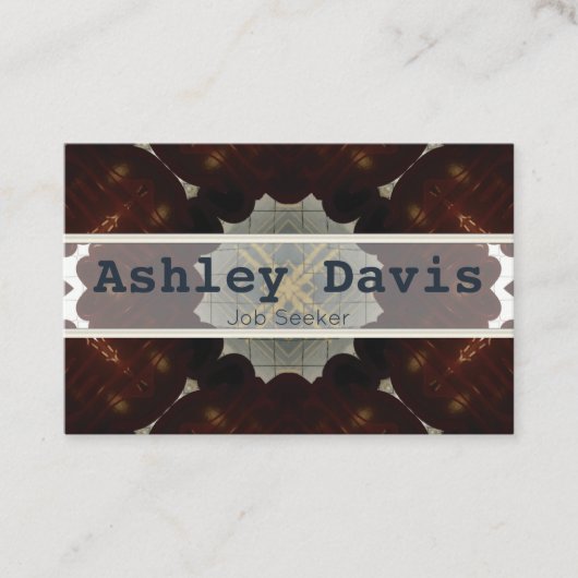 Werkloze visitekaartjes (Voorkant)