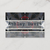 Werkloze visitekaartjes (Achterkant)