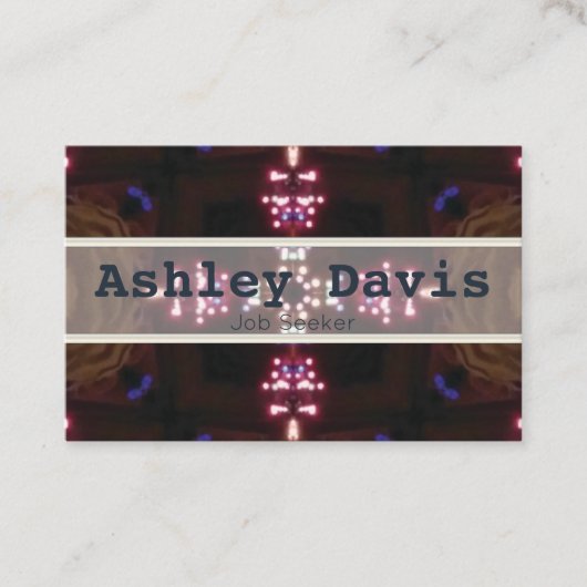 Werkloze visitekaartjes (Voorkant)