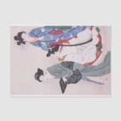 Werkmeisjes van Yamaguchi Soken Tissuepapier (Voorkant)