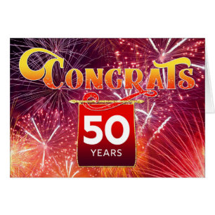 Werknemer 50th Jubileum - het Vuurwerk van de Vier
