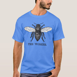 Werknemer Bijen Illustratie Kunst T-shirt
