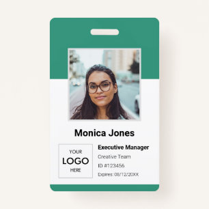 Werknemer Foto ID Green Badge