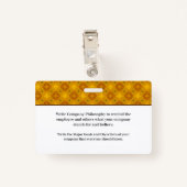 Werknemer Foto Logo Bar Code ID Card Aangepaste ba Badge (Achterkant met clip)