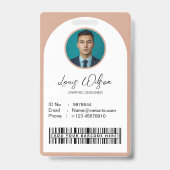 werknemer-ID Badge (Voorzijde)
