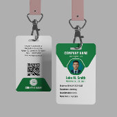 werknemer ID-badge groen Badge