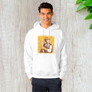 Werknemer met een moersleutel hoodie