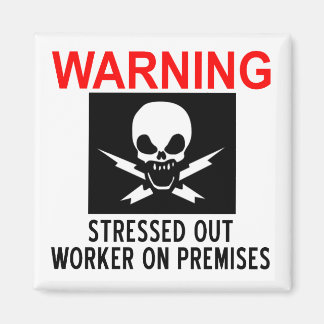 Werknemer onder spanning magneet