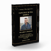 Werknemer van de Maand Foto Logo Gold Personalize (Links)