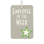 Werknemer van de Week Award Luchtverfrisser (Achterkant)