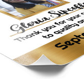 Werknemer van het certificaat van maandelijkse fot foto afdruk (Hoek)