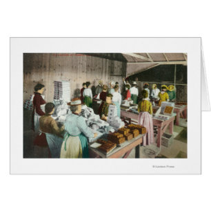 Werknemers die GoodiesFresno pakken, CA