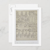 Werknemers met gereedschap en touwen voor het verp briefkaart (Voorkant / Achterkant)