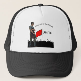 Werknemers van de wereld trucker pet