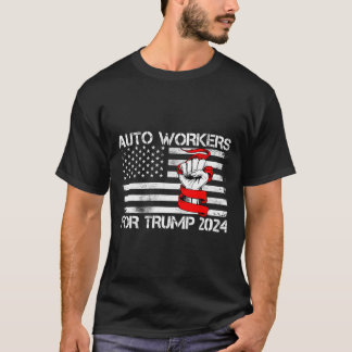 Werknemers voor Trump 2024 Mannen Vrouwen T-shirt