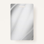 Werknemersnaam Badge Silver/Business Logo Personee (Achterkant)