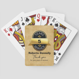 Werknemersopname Jubileum afspeelKaart Pokerkaarten