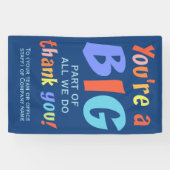 Werknemersteam Dank u Bedrijf Spandoek (Horizontaal)