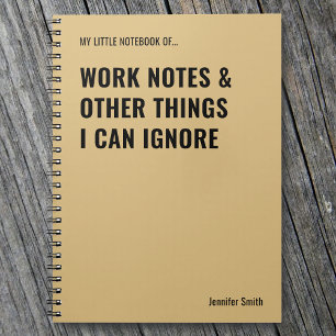 Werknotities & Andere Grappige Quotes Notitieboek