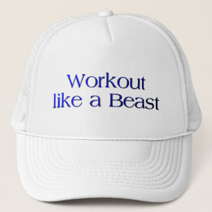 Werkout als een Beast Quote Trucker Pet