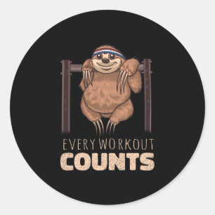 Werkoutsleuf Ronde Sticker