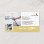 Werkplaats voor automatisch schilderen | beroeps visitekaartje (Achterkant)