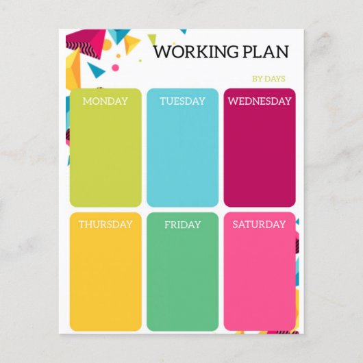 Werkplan (Voorkant)