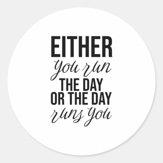 Werkquota (Motivatie offertes voor het werk) Ronde Sticker (Voorkant)