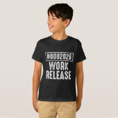Werkrelease 2026 Funny Coding Engineer Pensioen T-shirt (Voorkant volledig)