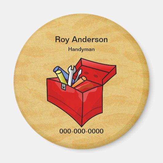 Werkset: Handyman Sjabloon Magneet (Voorkant)