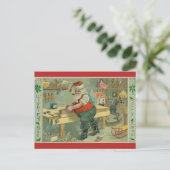 werkshop — Kerstman Briefkaart (Staand voorkant)