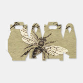 Werkster Bijen Insect Illustratie Antiek Bedankdoosjes (Uitgevouwen)