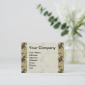  Werkster Bijen Insect Illustratie Antiek Visitekaartje (Staand voorkant)