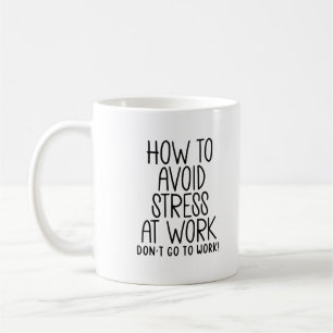 werkstressvermindering koffiemok