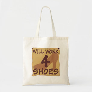 Werkt 4 schoenen tote bag