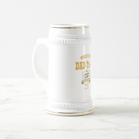 Werkt BESTE DAD-TO-BE - Est.2019  Bierpul (Voorkant links)
