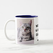 Werkt beste kat pap marinefoto's met foto's tweekleurige koffiemok (Links)