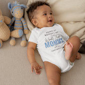 'Werkt beste mama' 1ste Moederdag keepomwille Baby Romper
