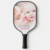 Werkt beste mama | Foto Pickleball Paddle (Achterkant)