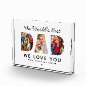 Werkt Beste pap Aangepast gezin Collage Fotoblokken (Rechts)
